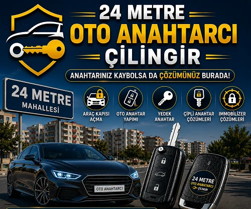 24 Metre Oto Anahtarcı Çilingir